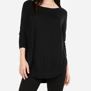Express extreme circle hem sweater
